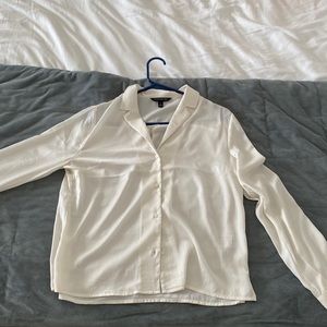 Silk Banana Republic blouse button down